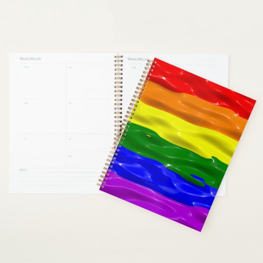 SlipperyJoe's Regenbogenfarben glänzen Flüssigkeit Planer (Anzeige)
