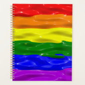 SlipperyJoe's Regenbogenfarben glänzen Flüssigkeit Planer (Vorderseite)