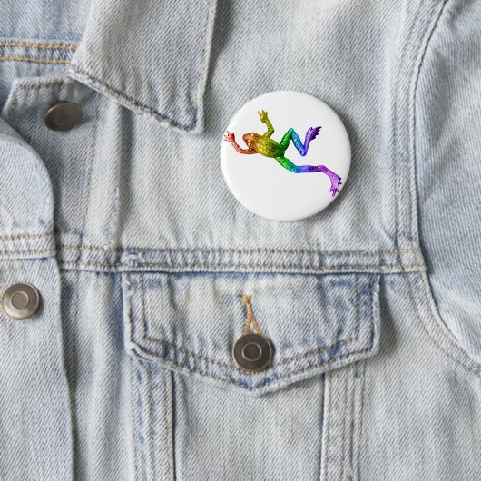 SlipperyJoe's regenbogenfarbener Frosch gerenderte Button (Beispiel)