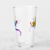SlipperyJoe's regenbogenfarbener Frosch gerenderte Glas (Rechts)
