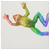 SlipperyJoe's regenbogenfarbener Frosch gerenderte Stoff (Muster)