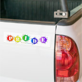 SlipperyJoe's regenbogenfarbenes Stolz-Zeichen dor Autoaufkleber (Auf Lkw)