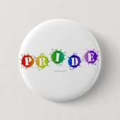 SlipperyJoe's regenbogenfarbenes Stolz-Zeichen dor Button (Vorderseite)
