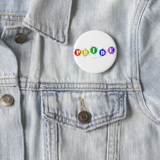SlipperyJoe's regenbogenfarbenes Stolz-Zeichen dor Button (Beispiel)