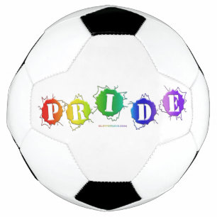 SlipperyJoe's regenbogenfarbenes Stolz-Zeichen dor Fußball