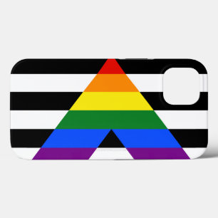 SlipperyJoes Regenbogenflagge für gerade Verbündet Case-Mate iPhone Hülle