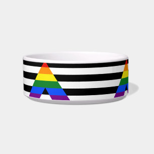 SlipperyJoes Regenbogenflagge für gerade Verbündet Napf