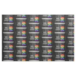 SlipperyJoes Regenbogenstolz-Farben-Panel Stadtbil Stoff