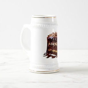 SlipperyJoe's reine Schokoladenkuchen Dekadenz rei Bierglas