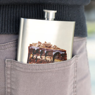 SlipperyJoe's reine Schokoladenkuchen Dekadenz rei Flachmann