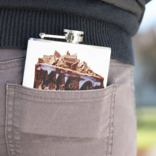 SlipperyJoe's reine Schokoladenkuchen Dekadenz rei Flachmann