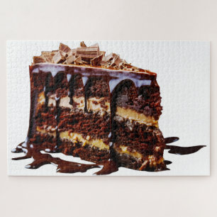 SlipperyJoe's reine Schokoladenkuchen Dekadenz rei Puzzle