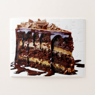 SlipperyJoe's reine Schokoladenkuchen Dekadenz rei Puzzle