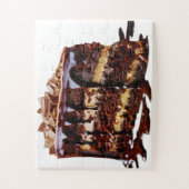 SlipperyJoe's reine Schokoladenkuchen Dekadenz rei Puzzle (Vertikal)