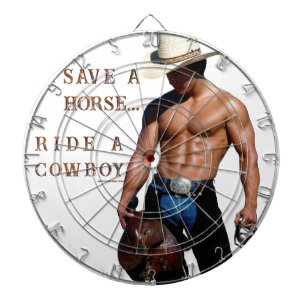 SlipperyJoe's rette Pferd reite Strohhut Cowboyhut Dartscheibe