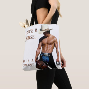 SlipperyJoe's rette Pferd reite Strohhut Cowboyhut Tasche
