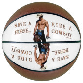 SlipperyJoe's rettend Pferderückfahrt Strohhut Basketball (Vorderseite)