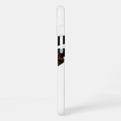 SlipperyJoe's rettend Pferderückfahrt Strohhut iPhone Hülle (Linke Seite)