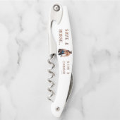 SlipperyJoe's rettend Pferderückfahrt Strohhut Kellnermesser (Vorderseite)