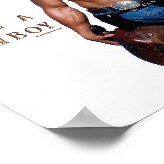 SlipperyJoe's rettend Pferderückfahrt Strohhut Poster (Ecke)