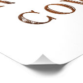 SlipperyJoe's rettend Pferderückfahrt Strohhut Poster (Ecke)