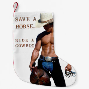 SlipperyJoe's Rettet ein Pferd reiten Ein Cowboy, Kleiner Weihnachtsstrumpf
