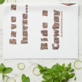 SlipperyJoe's Rettet ein Pferd reiten Ein Cowboy m Geschirrtuch (Gefaltet)