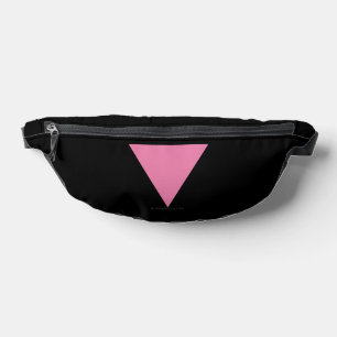 SlipperyJoe's rosa Dreiecksflagge hellrosa Symbol Bauchtasche