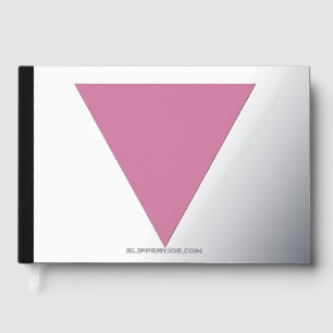 SlipperyJoe's rosa Dreiecksflagge hellrosa Symbol Gästebuch