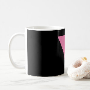 SlipperyJoe's rosa Dreiecksflagge hellrosa Symbol Kaffeetasse