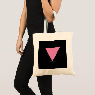 SlipperyJoe's rosa Dreiecksflagge hellrosa Symbol Tragetasche