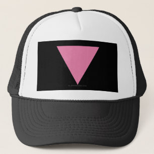 SlipperyJoe's rosa Dreiecksflagge hellrosa Symbol Truckerkappe