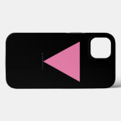 SlipperyJoe's rosa Triangle-Symbol in rosa Case-Mate iPhone Hülle (Rückseite (Horizontal))