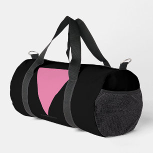 SlipperyJoe's rosa Triangle-Symbol in rosa Duffle Bag