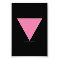 SlipperyJoe's rosa Triangle-Symbol in rosa