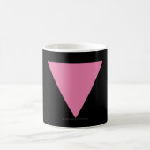 SlipperyJoe's rosa Triangle-Symbol in rosa Kaffeetasse (Mittel)