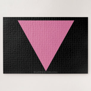 SlipperyJoe's rosa Triangle-Symbol in rosa Puzzle