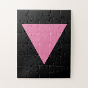 SlipperyJoe's rosa Triangle-Symbol in rosa Puzzle