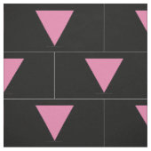SlipperyJoe's rosa Triangle-Symbol in rosa Stoff (Muster)