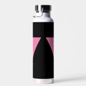 SlipperyJoe's rosa Triangle-Symbol in rosa Trinkflasche (Rechts)