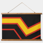 SlipperyJoe's Rubber Pride Flag Gay Geschenke LGBT Wandteppich Mit Holzrahmen (Vorne)