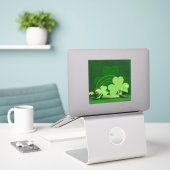 SlipperyJoe's Saint Patrick's Day Aufkleber (Laptop auf Schreibtisch)
