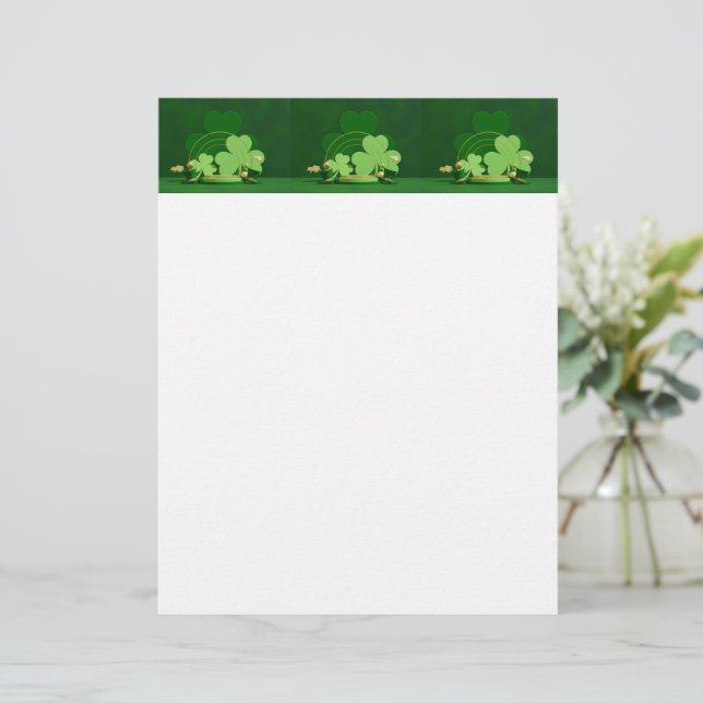 SlipperyJoe's Saint Patrick's Day Briefbogen (Stehend Vorderseite)