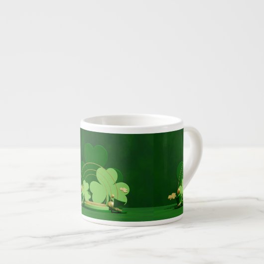 SlipperyJoe's Saint Patrick's Day Espressotasse (Vorderseite Rechts)
