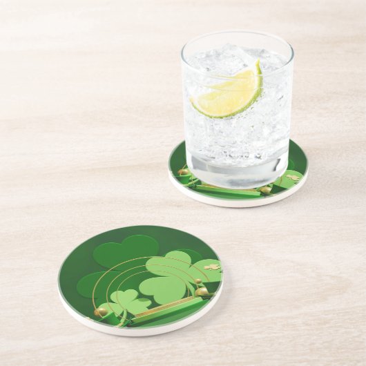 SlipperyJoe's Saint Patrick's Day Getränkeuntersetzer (Seite)