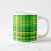 SlipperyJoe's Saint Patrick's Day Green-Gelb-Pla Jumbo-Tasse (Rechts)