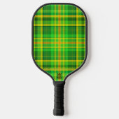 SlipperyJoe's Saint Patrick's Day Green-Gelb-Pla Pickleball Schläger (Rückseite)