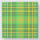 SlipperyJoe's Saint Patrick's Day Green-Gelb-Pla Steinuntersetzer (Vorderseite)