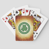 SlipperyJoe's Saint Patrick's Day Green Spielkarten (Rückseite)