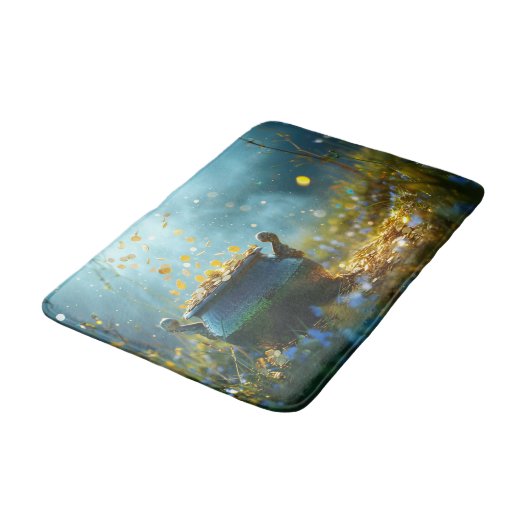 SlipperyJoe's Saint Patrick's Day große verzierte Badematte (Schrägansicht)